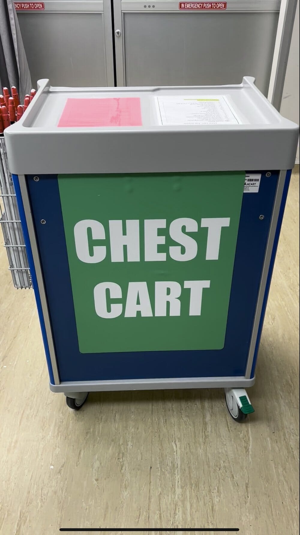 Chest Cart Enclosed Storage Acart 