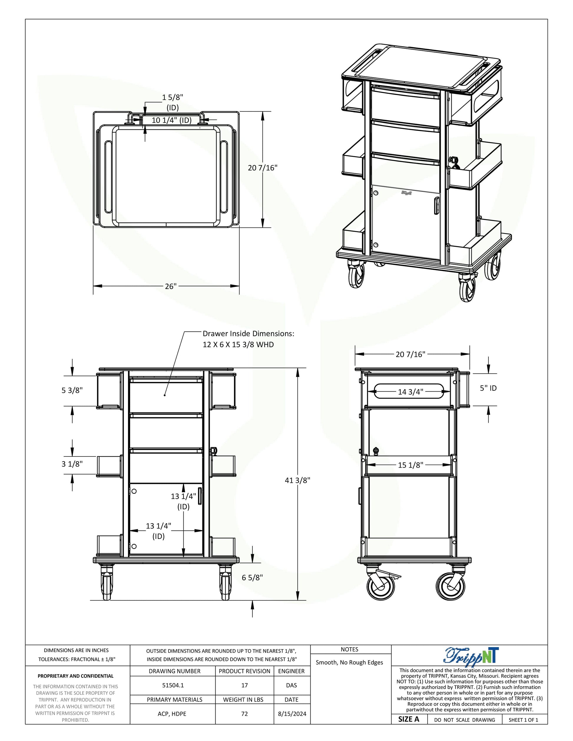 Element 05 Cart Procedure/Bedside Carts TrippNT 