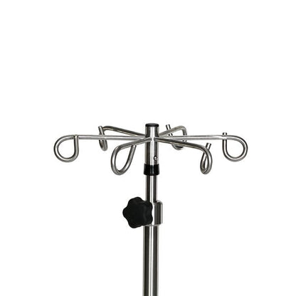 Stainless Steel 6 Leg Spider IV Pole AcralMed 6 Black 