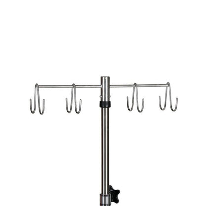 Stainless Steel 6 Leg Spider IV Pole AcralMed 8 Black 