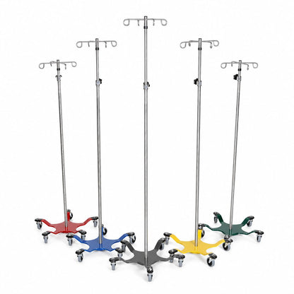 Stainless Steel 5 Leg Spider IV Pole AcralMed 