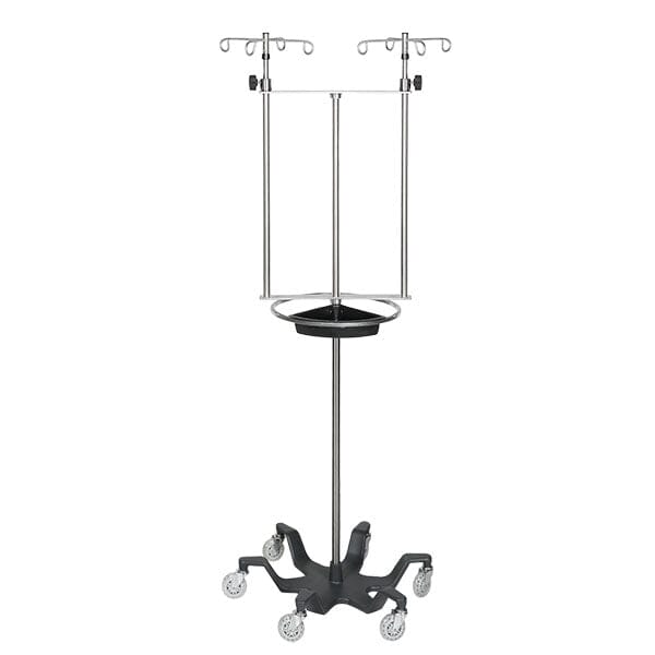 Double IV Pole with Steering Wheel and Tray AcralMed 