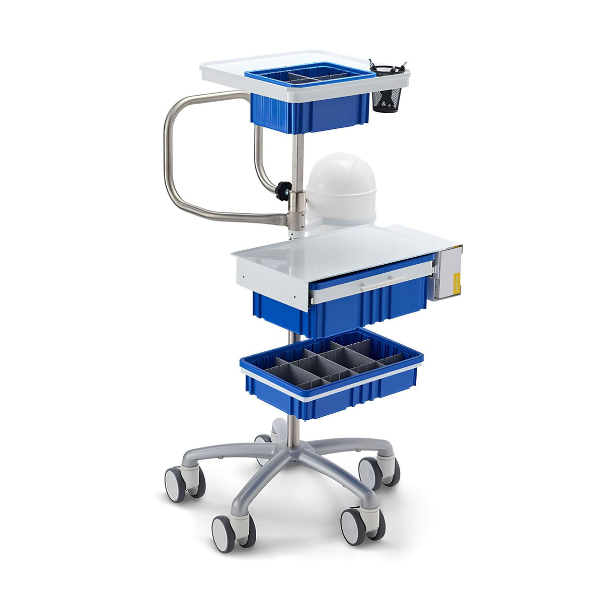 Standard Medical Procedure Cart 16" X 16" Medical Cart CENTiCARE Stainless steel 