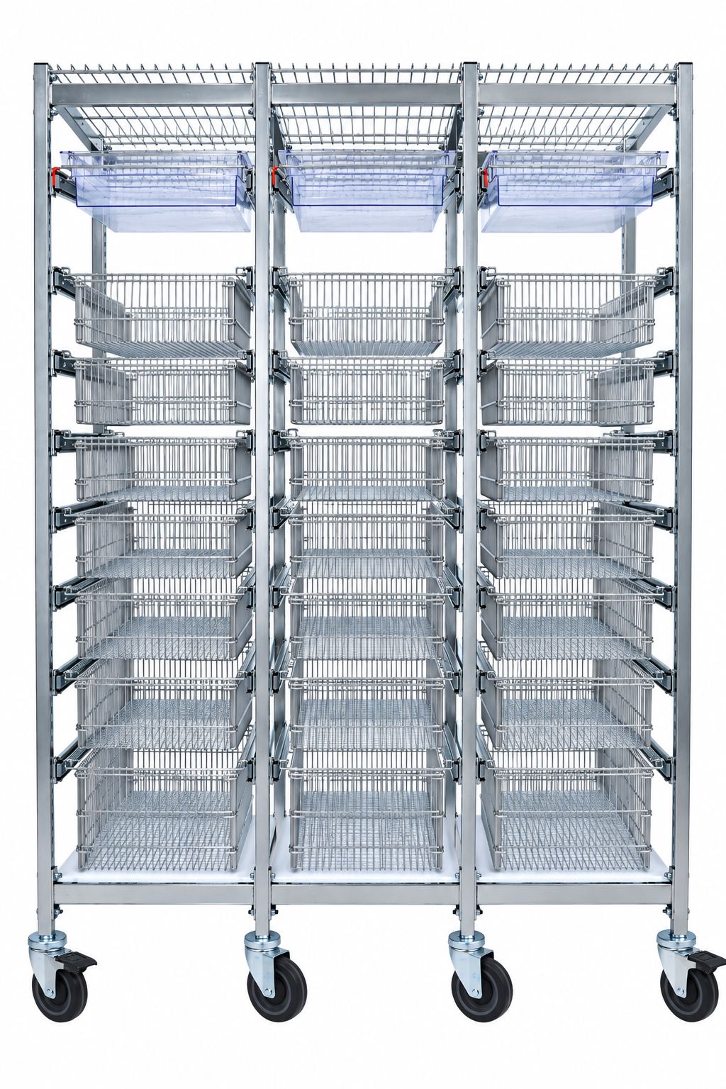 Complete High Density Unit Open Storage Acart Triple unit 
