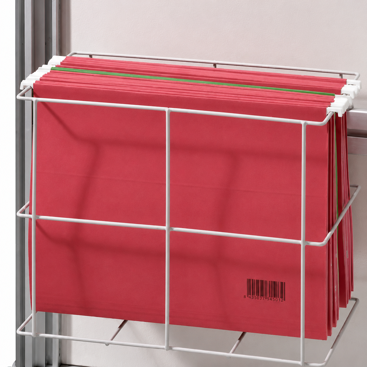 Wire document holder with side rail, help to extend more space on the medical trolley to put files or medical tools conveniently. Epoxy coated steel.&nbsp;