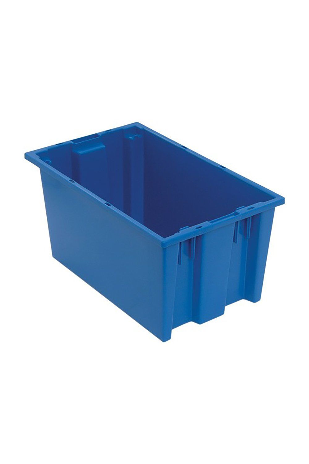 Stack and Nest Tote Bins & Containers Acart 18"L x 11"W x 9"H Blue 