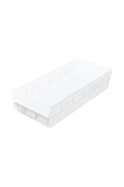 Shelf Bin for 18"D Shelves Bins & Containers Acart 17-7/8'' x 8-3/8'' x 4'' Clear 