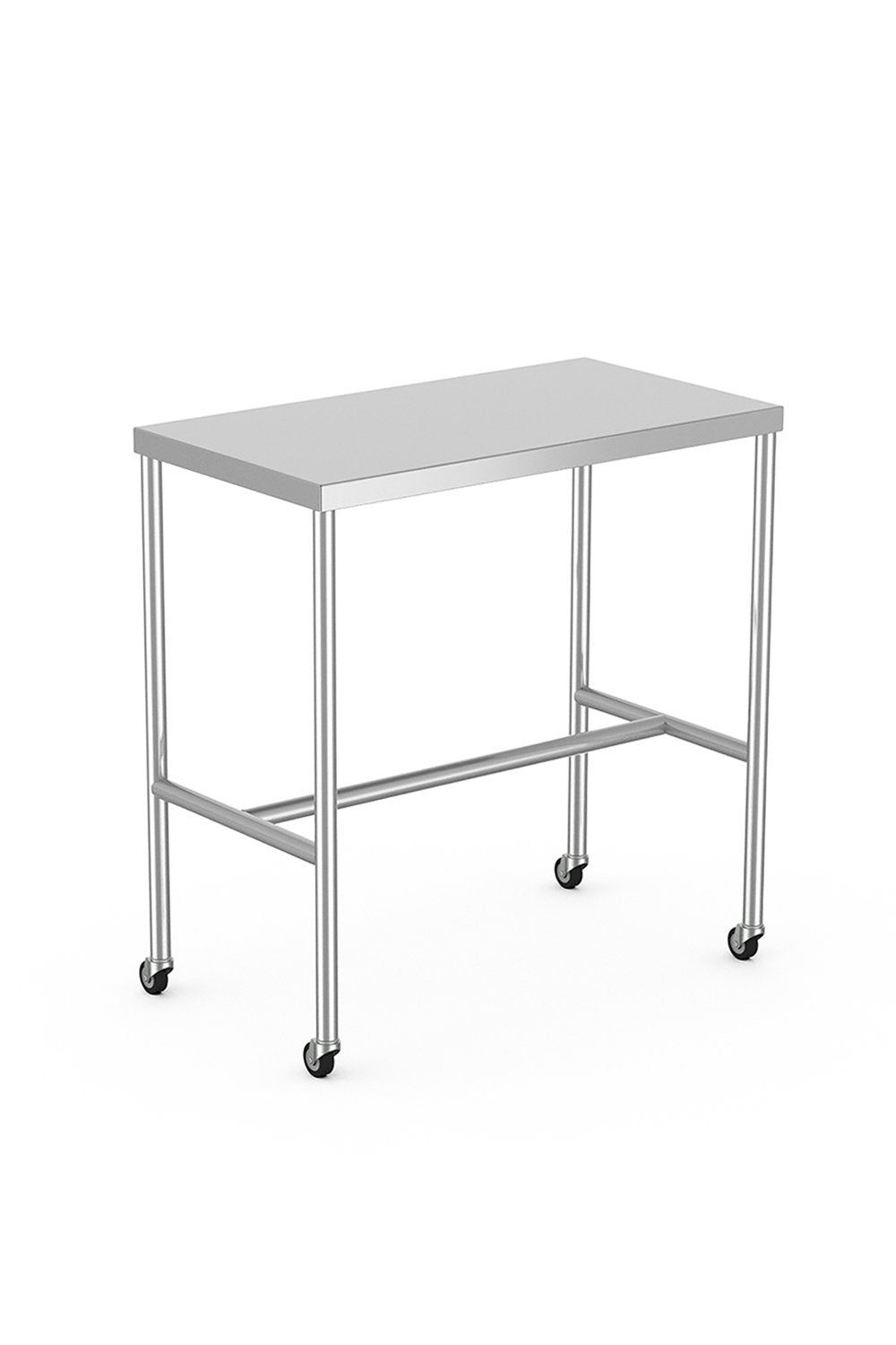 Stainless Steel Table Stainless Solutions Macmedical 18"D x 33"W x 34"H H-Brace 