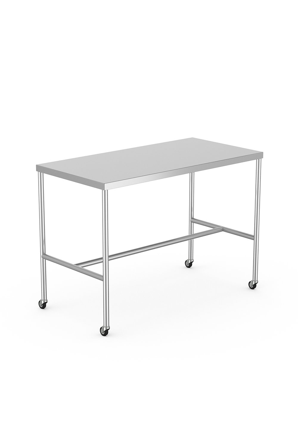 Stainless Steel Table Stainless Solutions Macmedical 24"D x 48"W x 34"H H-Brace 