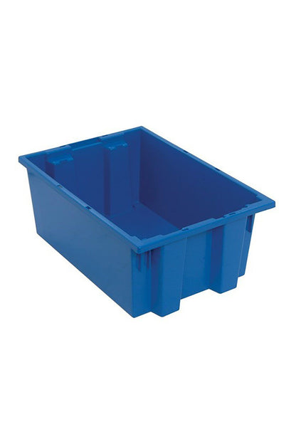 Stack and Nest Tote Bins & Containers Acart 19-1/2"L x 13-1/2"W x 8"H Blue 