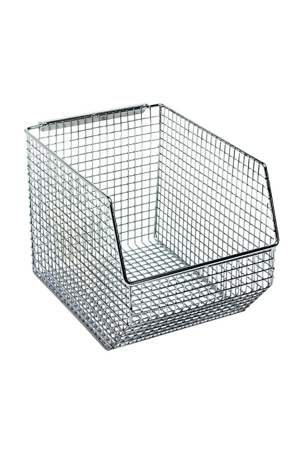 Mesh Stack and Hang Bin Bins & Containers Acart 10-1/2"L x 8"W x 7"H Black 