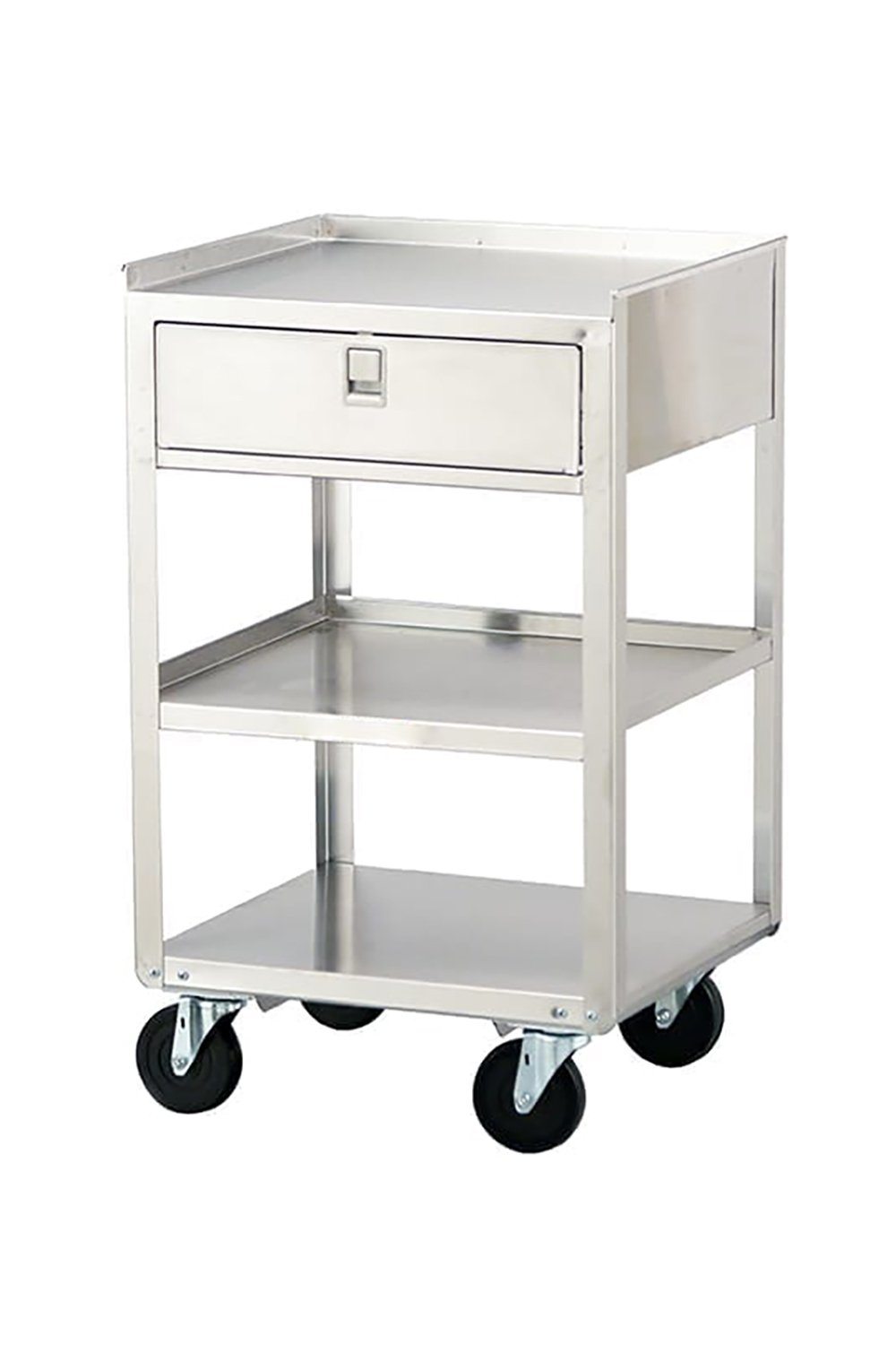 Stainless Steel Equipment/Utility Stand Stainless Solutions Lakeside 18-3/4"D x 16-3/4"W x 31"h One drawer, three shelves 500.0