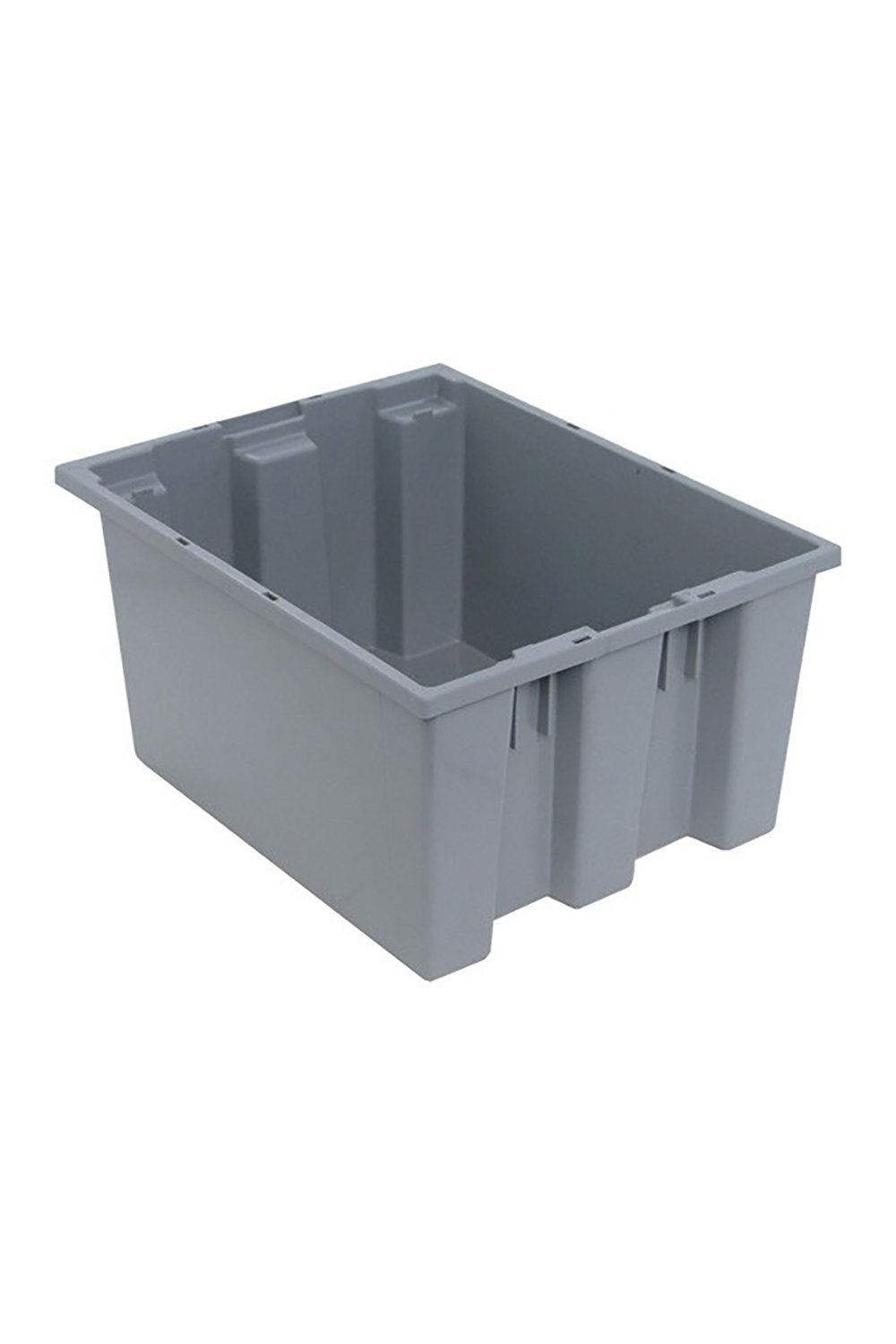 Stack and Nest Tote Bins & Containers Acart 19-1/2"L x 15-1/2"W x 10"H Gray 