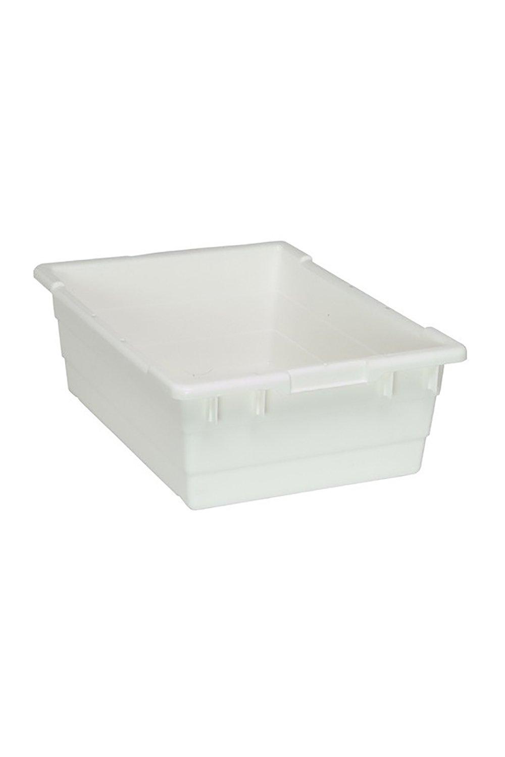 Cross Stack Tub Bins & Containers Acart 23-3/4"L x 17-1/4"W x 8"H White 
