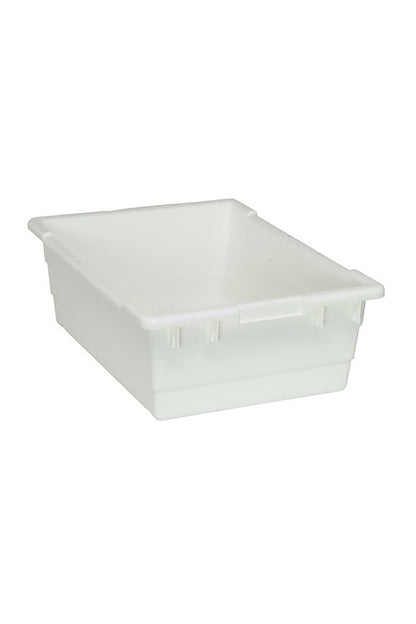 Cross Stack Tub Bins & Containers Acart 23-3/4"L x 17-1/4"W x 8"H White 