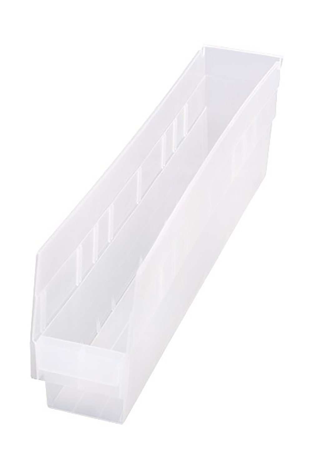 Shelf Bin for 24"D Shelves Bins & Containers Acart 23-5/8" x 4-3/8" x 6" Clear 