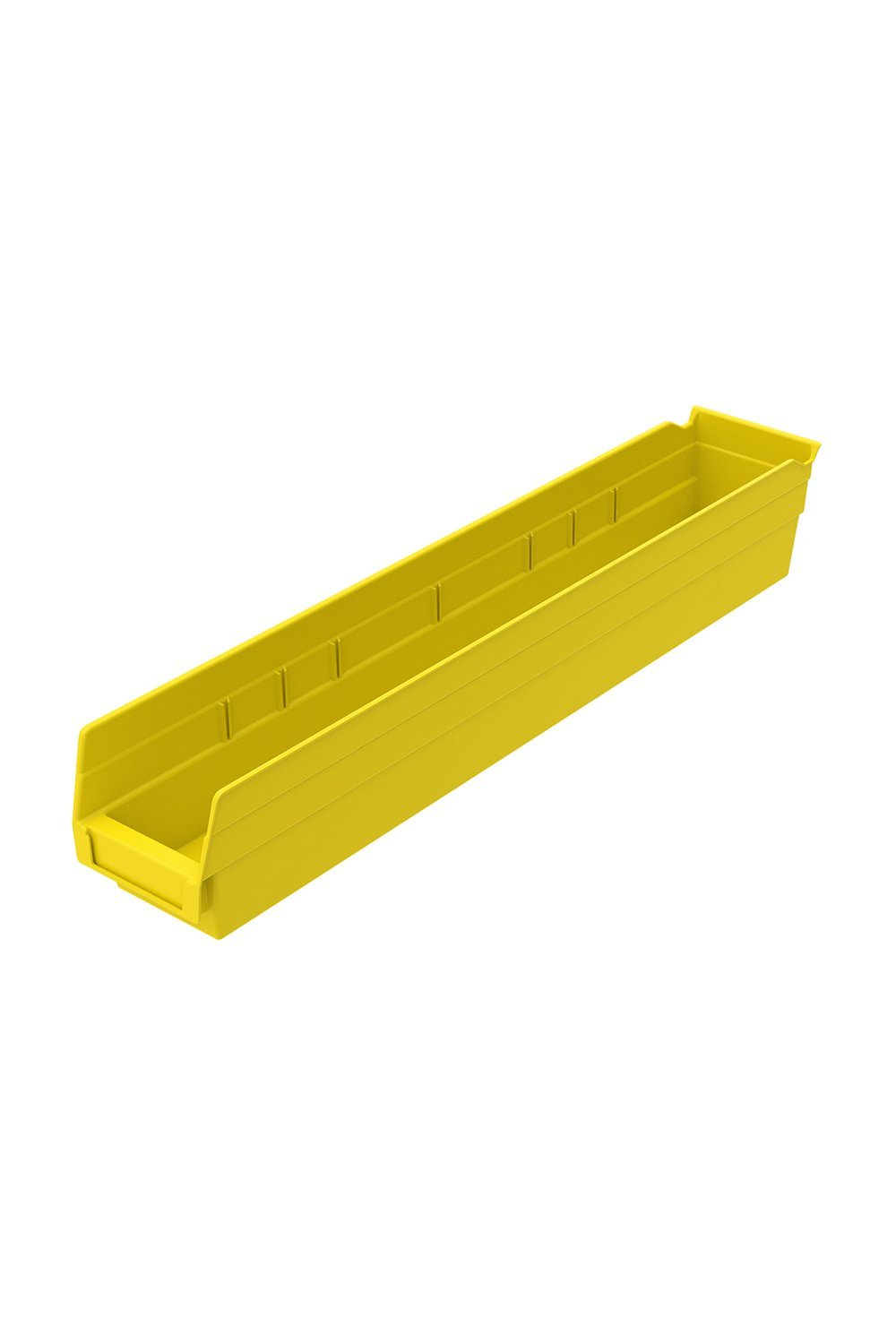 Shelf Bin for 24"D Shelves Bins & Containers Acart 23-5/8'' x 4-1/8'' x 4'' Yellow 