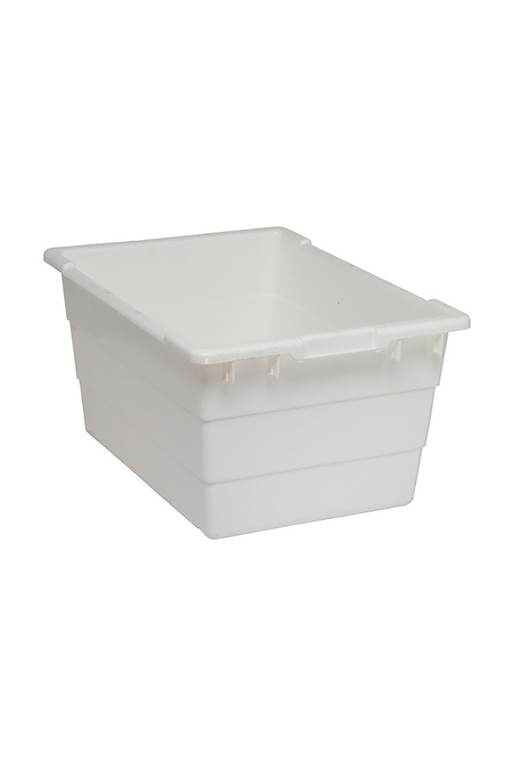 Cross Stack Tub Bins & Containers Acart 23-3/4"L x 17-1/4"W x 12"H White 