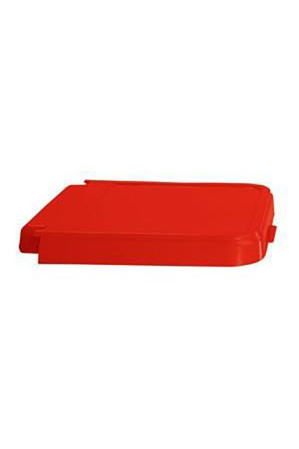 ABS Crack Resistant Replacement Lid Infection Control & Housekeeping R&B 19 x 17.5 Red 