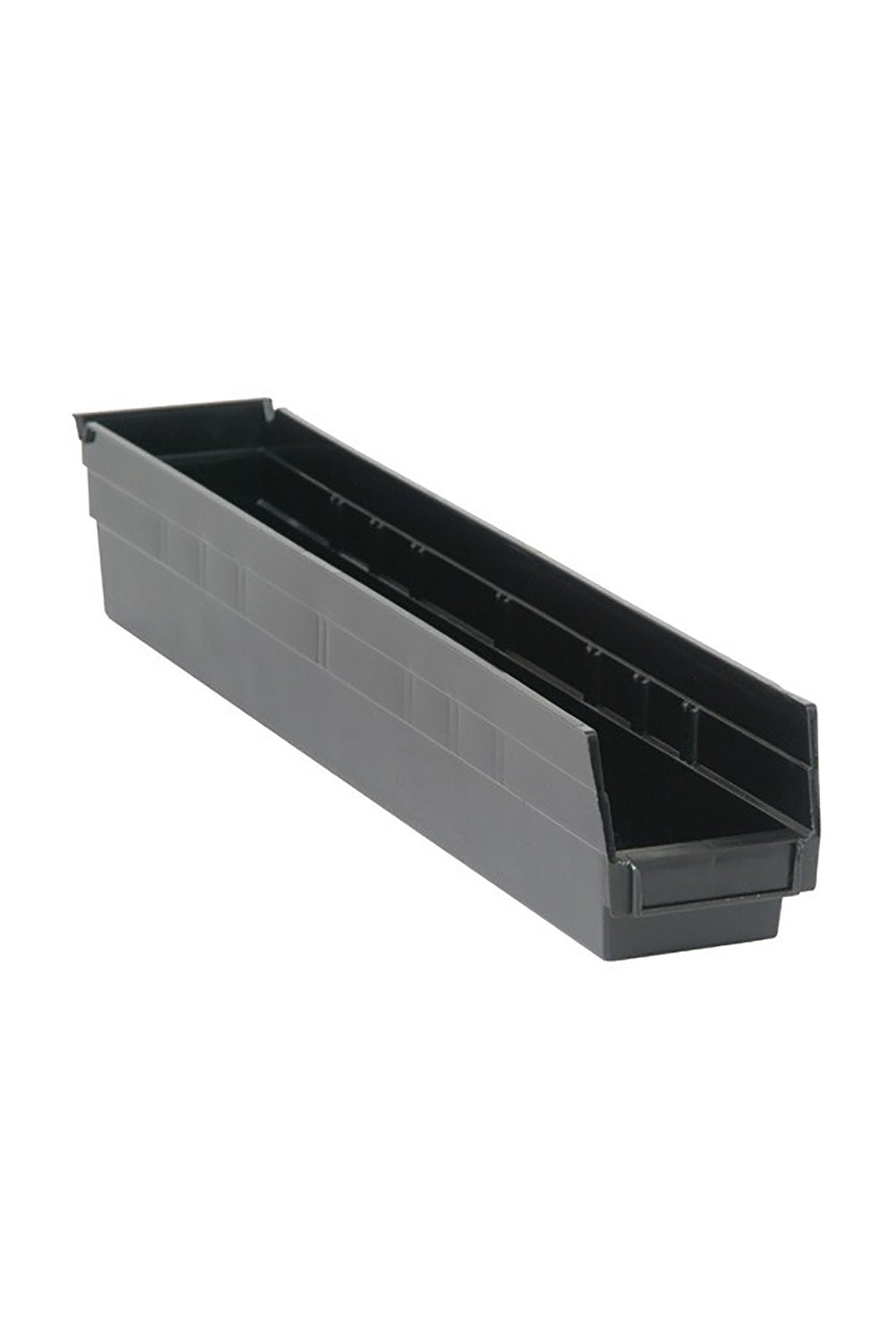 Recycled Shelf Bin Bins & Containers Acart 23-5/8'' x 4-1/8'' x 4'' Black 