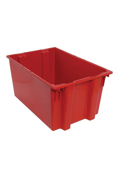 Stack and Nest Tote Bins & Containers Acart 29-1/2"L x 19-1/2"W x 15"H Red 
