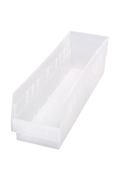 Shelf Bin for 24"D Shelves Bins & Containers Acart 23-5/8'' x 6-5/8'' x 6'' Clear 