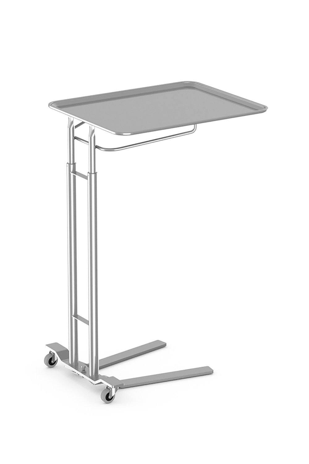 Mayo Stand Stainless Solutions Acart 25" x 20" x 36"W-58"H Foot Operated 20" x 25"