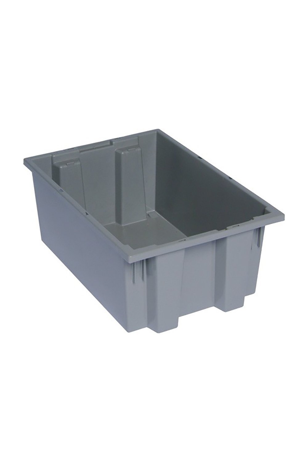 Stack and Nest Tote Bins & Containers Acart 19-1/2"L x 13-1/2"W x 8"H Gray 