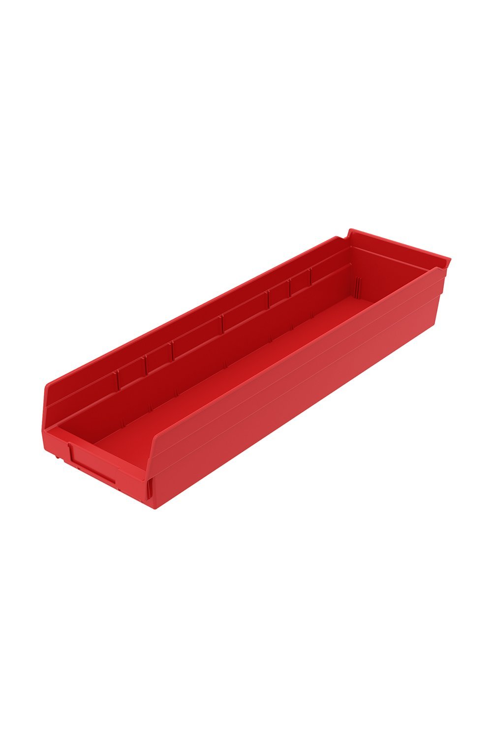 Shelf Bin for 24"D Shelves Bins & Containers Acart 23-5/8'' x 6-5/8'' x 4'' Red 