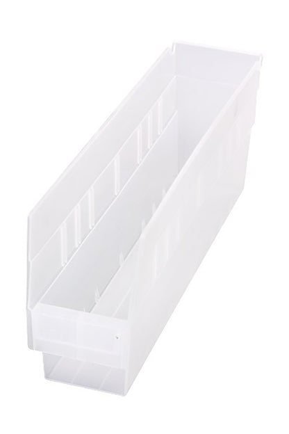 Shelf Bin for 18"D Shelves Bins & Containers Acart 17-7/8" x 4-3/8" x 6" Clear 