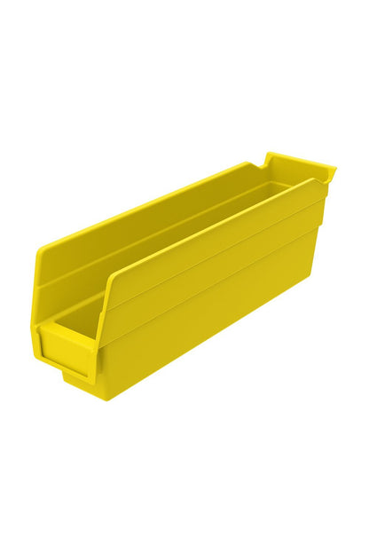 Shelf Bin for 12"D Shelves Bins & Containers Acart 11-5/8'' x 2-3/4'' x 4'' Yellow 