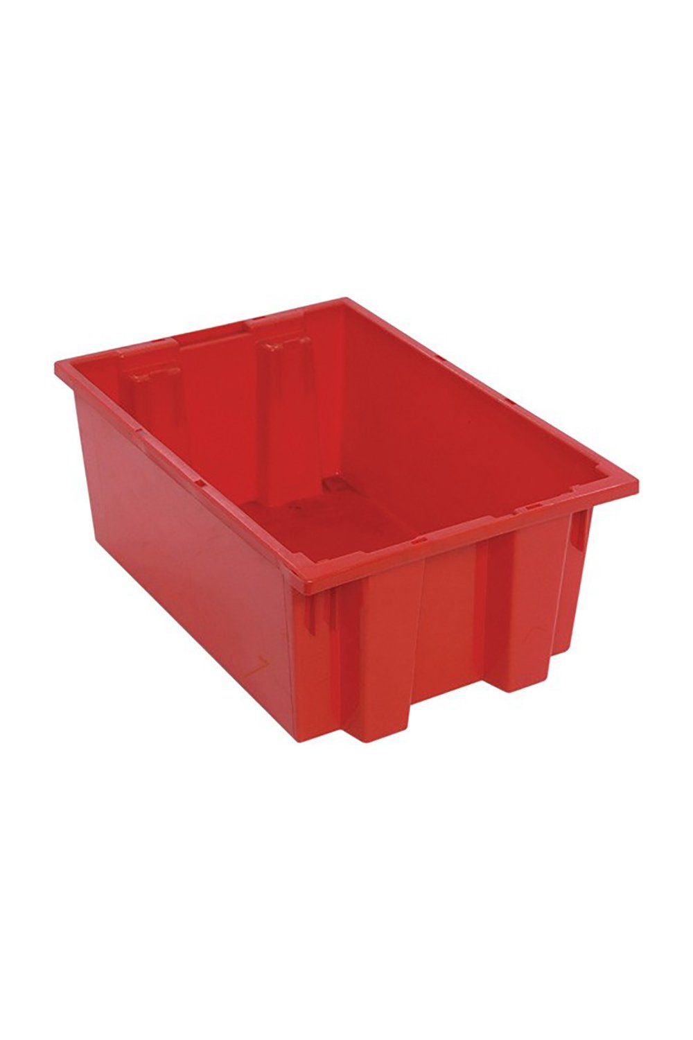 Stack and Nest Tote Bins & Containers Acart 19-1/2"L x 13-1/2"W x 8"H Red 