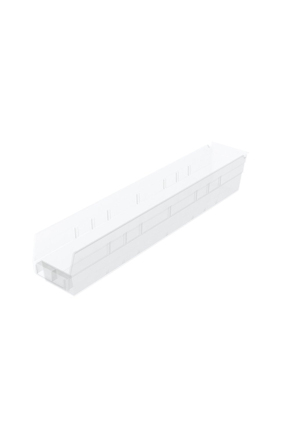 Shelf Bin for 24"D Shelves Bins & Containers Acart 23-5/8'' x 4-1/8'' x 4'' Clear 