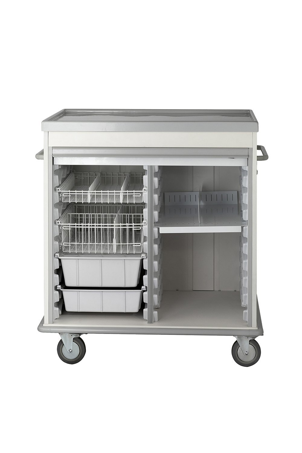 Short Double Half Cart Enclosed Storage Acart 