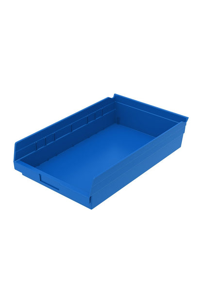 Shelf Bin for 18"D Shelves Bins & Containers Acart 17-7/8'' x 11-1/8'' x 4'' Blue 