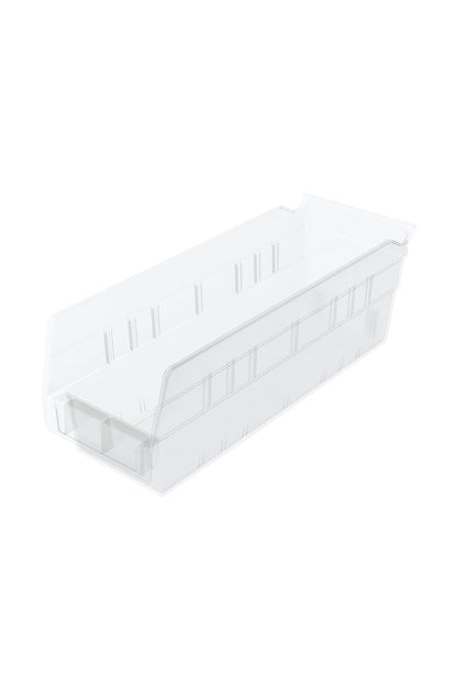 Shelf Bin for 12"D Shelves Bins & Containers Acart 11-5/8'' x 4-1/8'' x 4'' Clear 