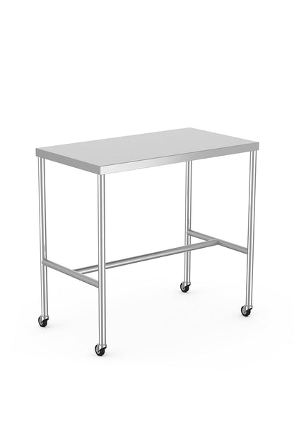Stainless Steel Table Stainless Solutions Macmedical 20"D x 36"WW x 34"H H-Brace 