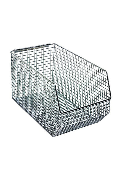 Mesh Stack and Hang Bin Bins & Containers Acart 14-1/2"L x 8"W x 7"H Black 