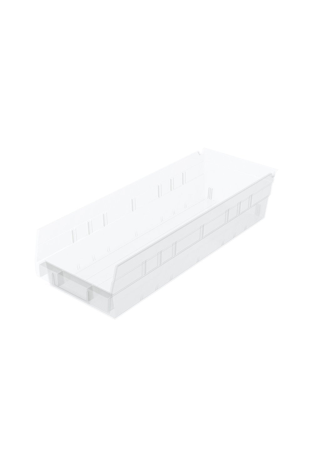 Shelf Bin for 18"D Shelves Bins & Containers Acart 17-7/8'' x 6-5/8'' x 4'' Clear 