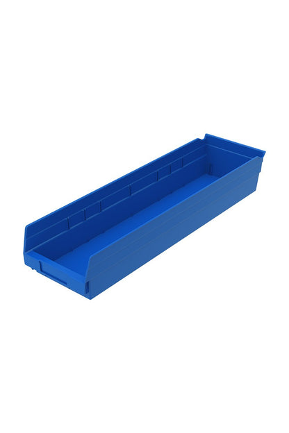 Shelf Bin for 24"D Shelves Bins & Containers Acart 23-5/8'' x 6-5/8'' x 4'' Blue 