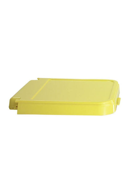 ABS Crack Resistant Replacement Lid Infection Control & Housekeeping R&B 19 x 17.5 Yellow 