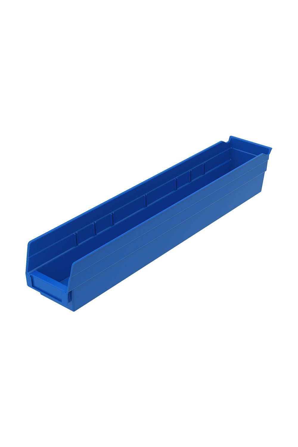 Shelf Bin for 24"D Shelves Bins & Containers Acart 23-5/8'' x 4-1/8'' x 4'' Blue 