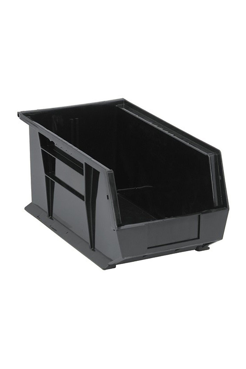 Recycled Ultra Hang and Stack Bin Bins & Containers Acart 14-3/4"L x 8-1/4"W x 7"H Black 