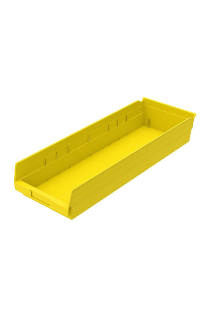 Shelf Bin for 24"D Shelves Bins & Containers Acart 23-5/8'' x 8-3/8'' x 4'' Yellow 