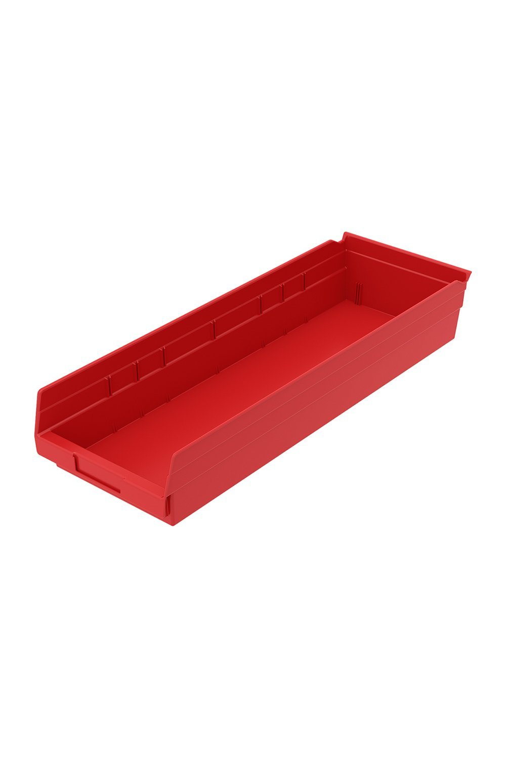 Shelf Bin for 24"D Shelves Bins & Containers Acart 23-5/8'' x 8-3/8'' x 4'' Red 