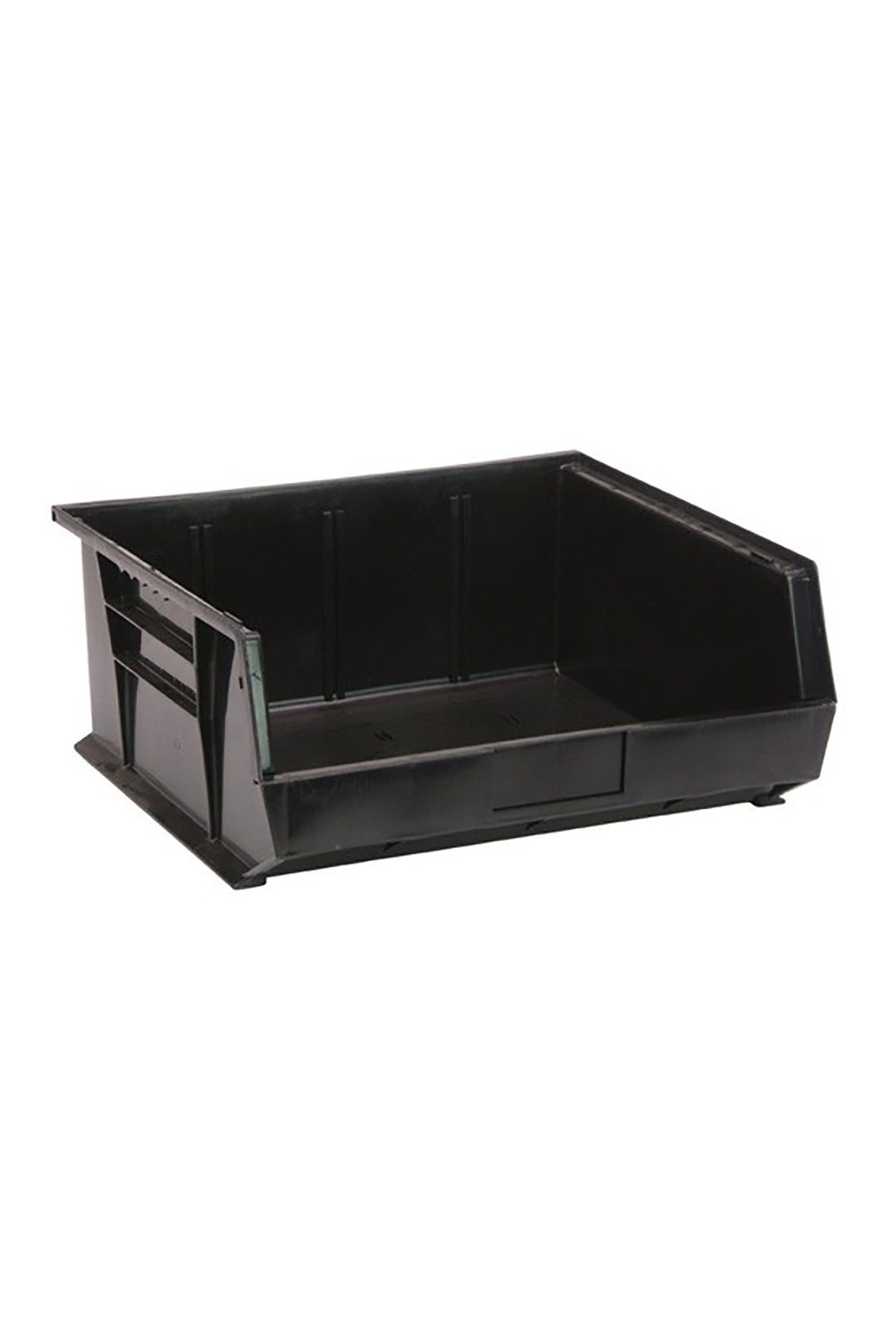 Recycled Ultra Hang and Stack Bin Bins & Containers Acart 14-3/4"L x 16-1/2"W x 7"H Black 