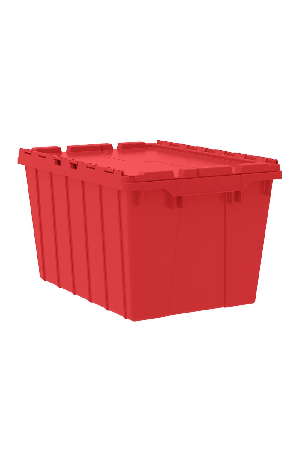 Attached Top Container Bins & Containers Acart 21-1/2"L x 15-1/4"W x 12-3/4"H Red 