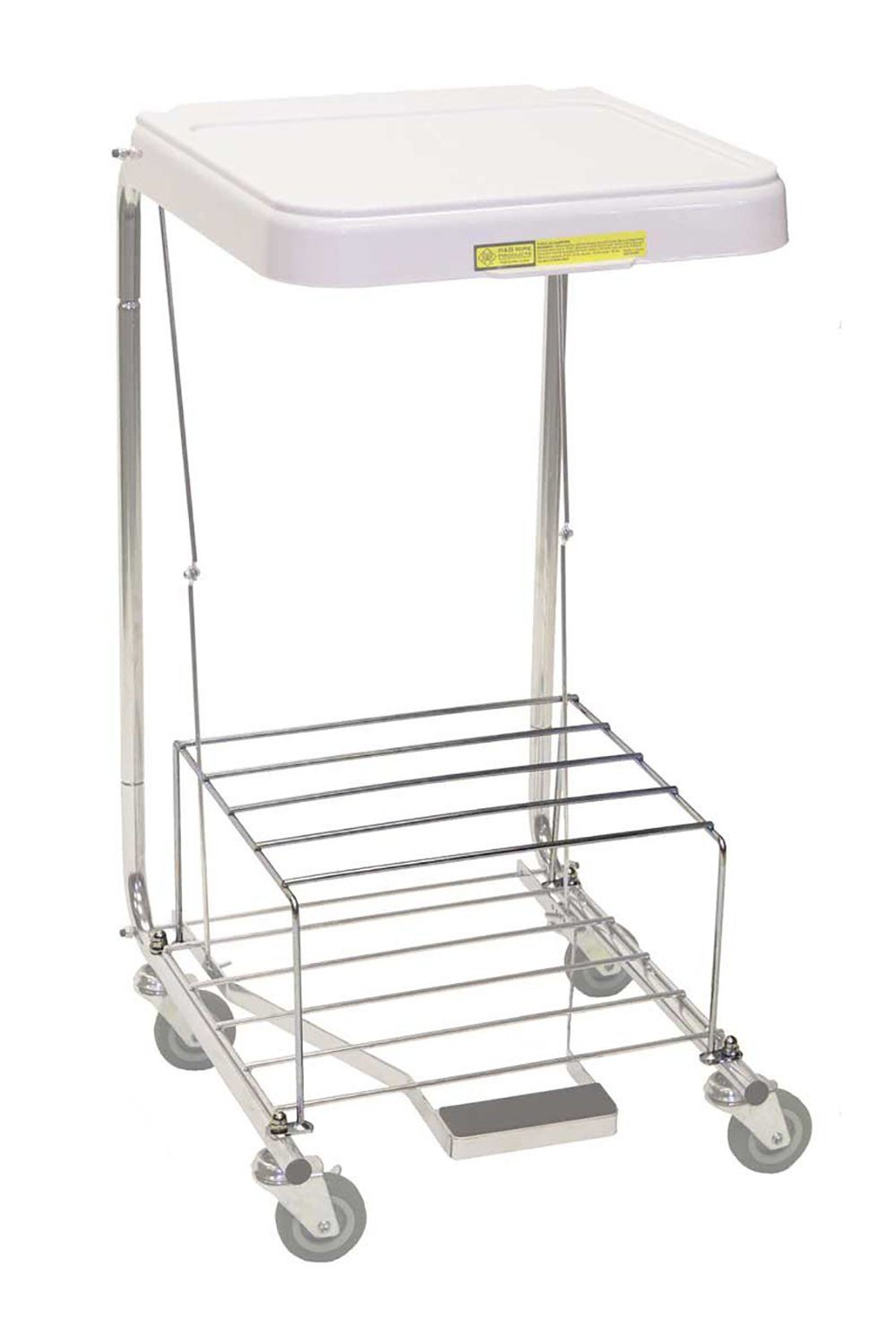 Wire Elevated 7" Shelf for 692 Hamper (new style), Reduces Bag Capacity Infection Control & Housekeeping R&B 