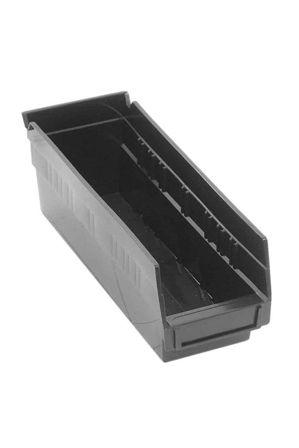 Recycled Shelf Bin Bins & Containers Acart 11-5/8"L x 4-1/8"W x 4"H Black 
