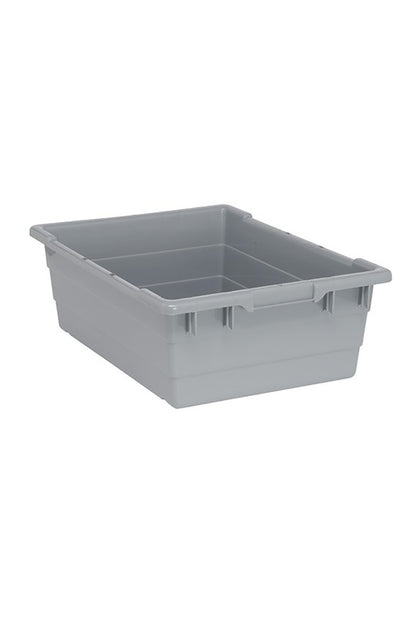 Cross Stack Tub Bins & Containers Acart 23-3/4"L x 17-1/4"W x 8"H Gray 